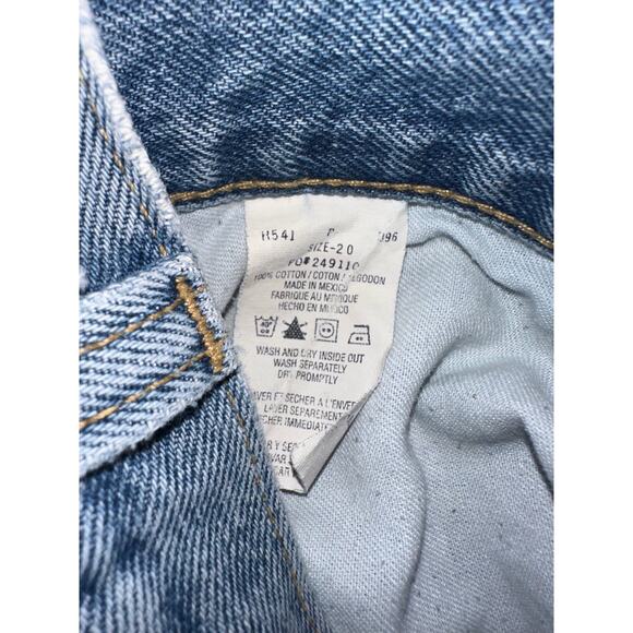 Vtg Tommy Hilfiger Jeans Men's size 20 Shorts 90s Baggy long Big Flag patch EUC - Picture 7 of 7